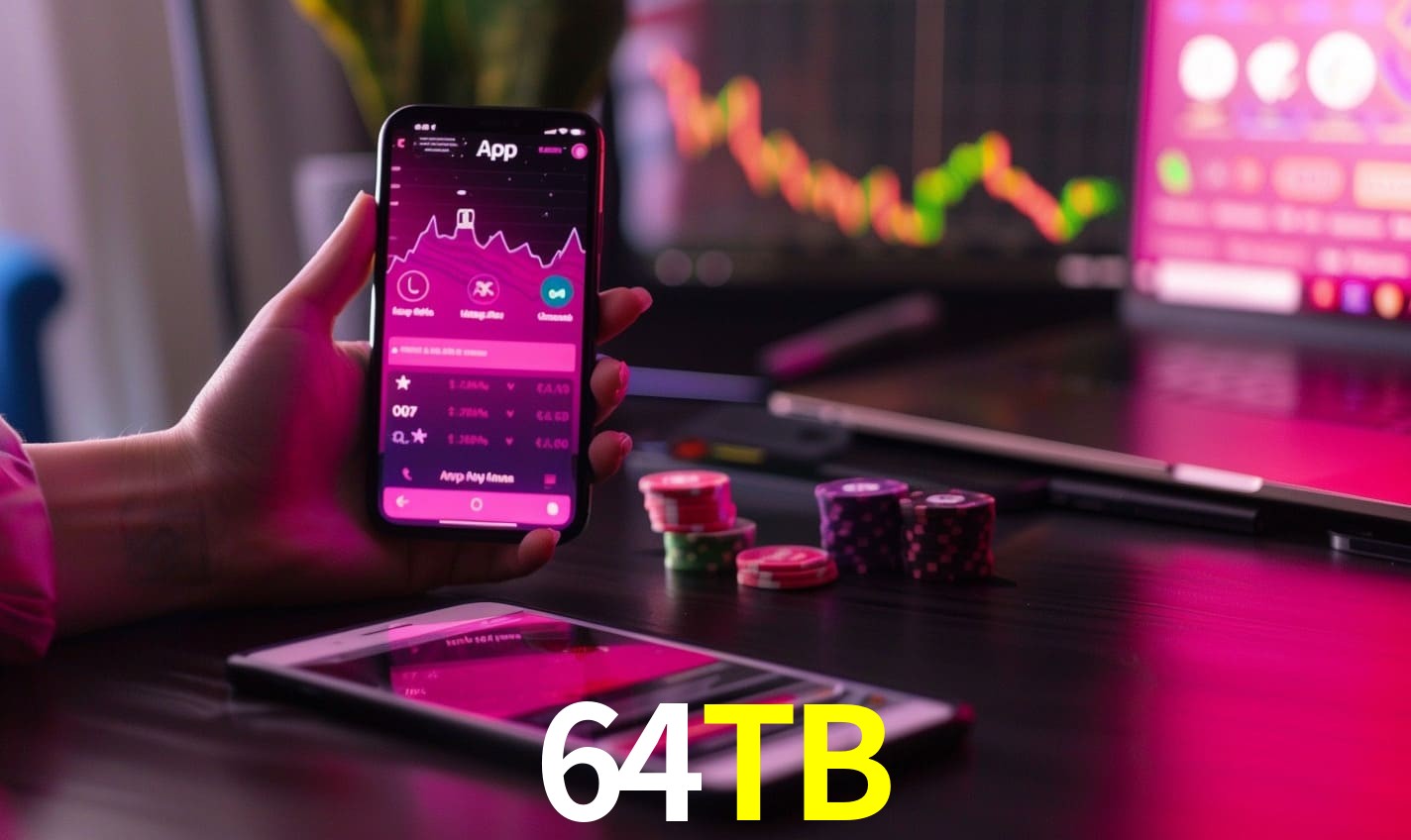 Comparação APP mobile vs versão web da 64TB